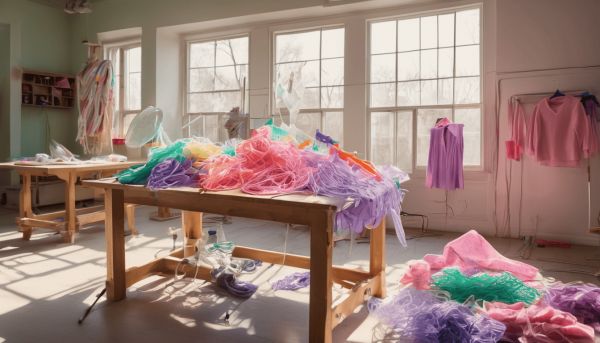 Recycler des vieux cintres en plastique pour des projets créatifs
